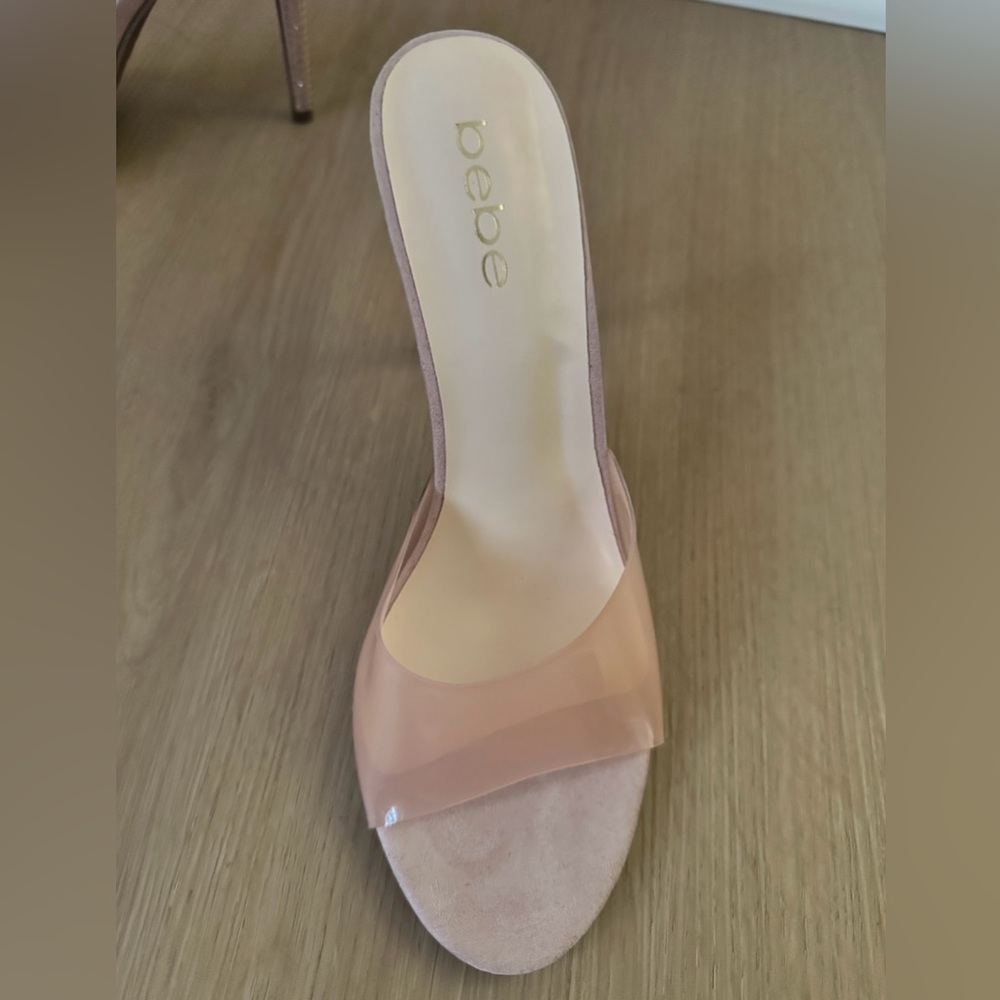 NWT Bebe Women's Sandraa Heels in Blush - Picture 6 of 8